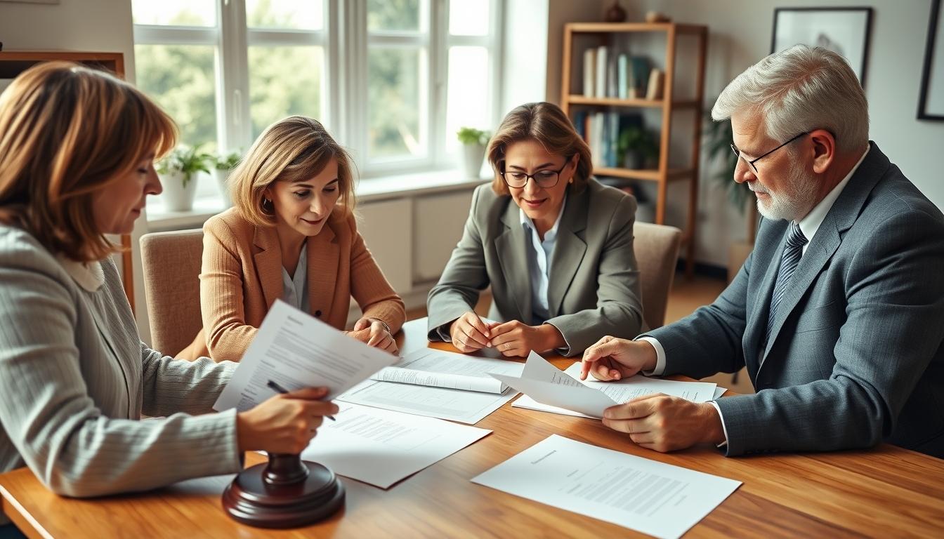 Business agreement signing